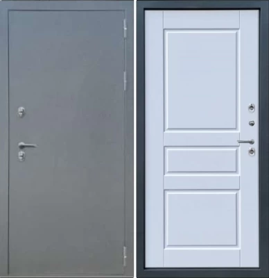 Дверь СТРАЖ Т-20 ТЕРМО VELLUTO BIANCO