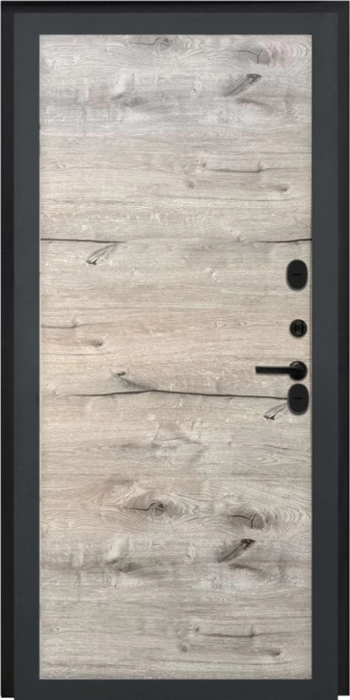 Входная дверь ДвериПРО L Термо Без фрезеровки Дуб пацифик горизонт DPRO196735 внутренняя сторона