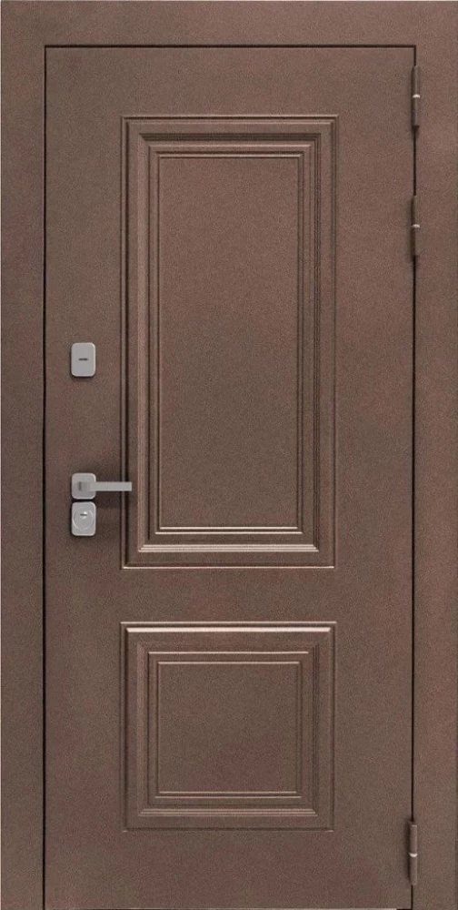 Входная дверь ДвериПРО Д-68 ФЛ-256 (10мм, бетон пепельный) DPRO196481 внешняя сторона