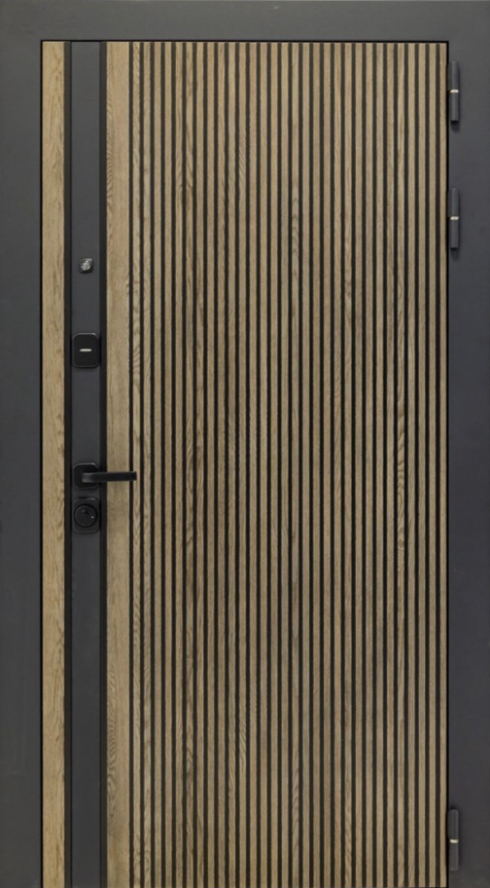 Входная дверь ДвериПРО Rosna ФЛ-609 (L-52, 10мм, белый матовый) DPRO197984 внешняя сторона