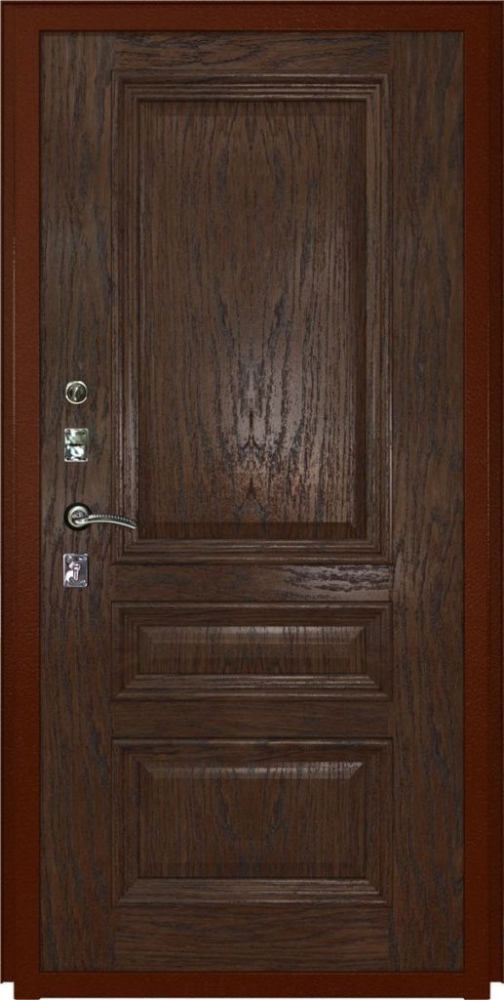 Входная дверь ДвериПРО Модель L-48 Фараон-2 (16мм, мореный дуб) DPRO196885 внутренняя сторона