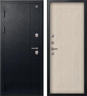 Дверь Термо-100 Черный муар - Седой дуб