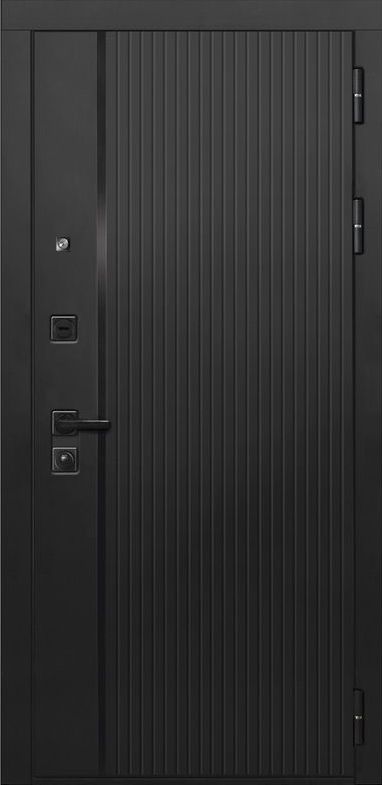 Входная дверь ДвериПРО L-45 ФЛ-700 (10мм, ясень грей) DPRO196554 внешняя сторона