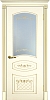 Межкомнатная дверь Смальта 05 Слоновая кость ral 1013патина золото